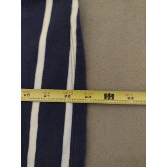 Vineyard Vines Men's Size XS Navy Blue Striped 1/4 Zip Sweater Cotton - Picture 10 of 11